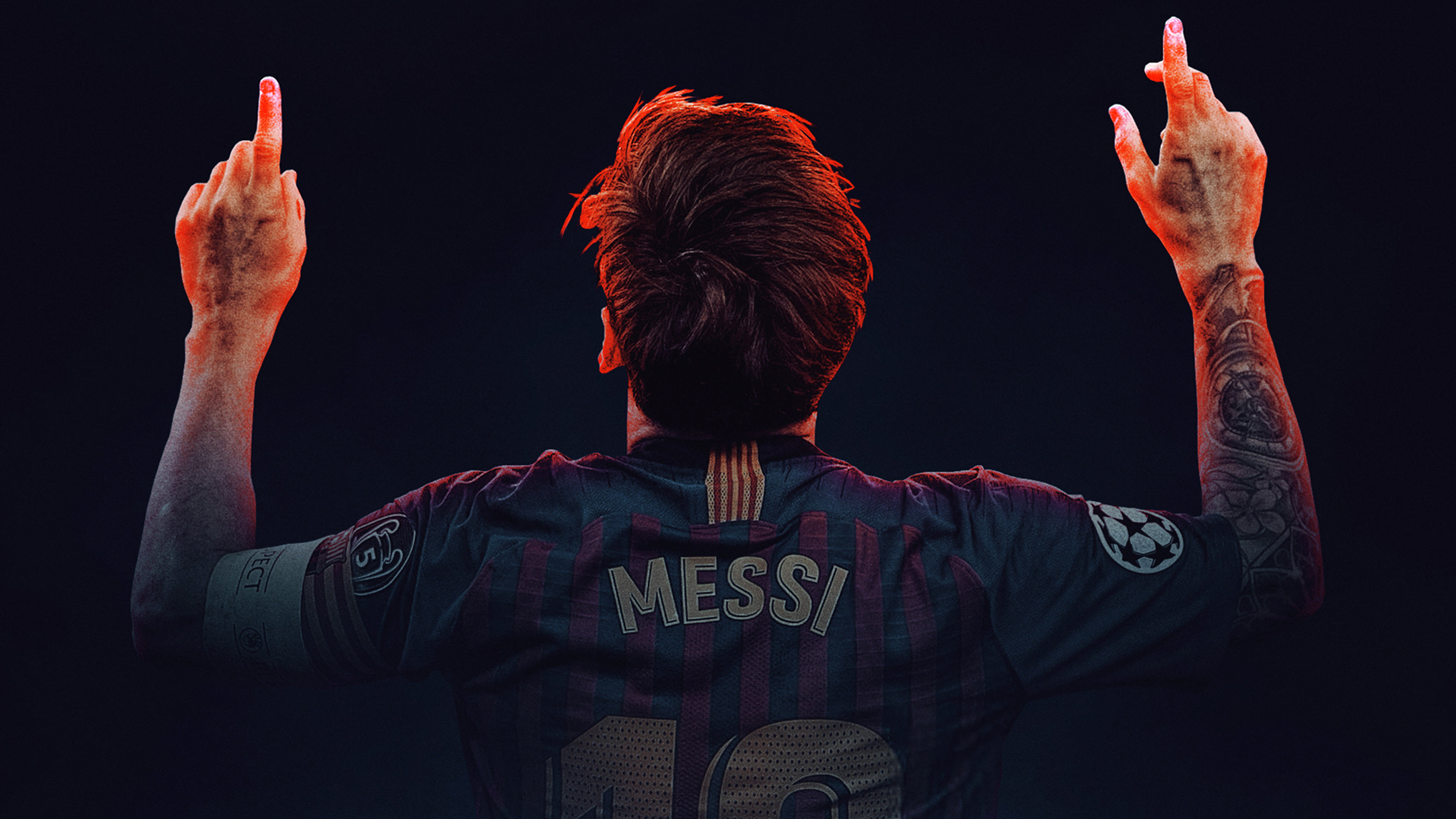 Hình nền Messi ăn mừng 4K